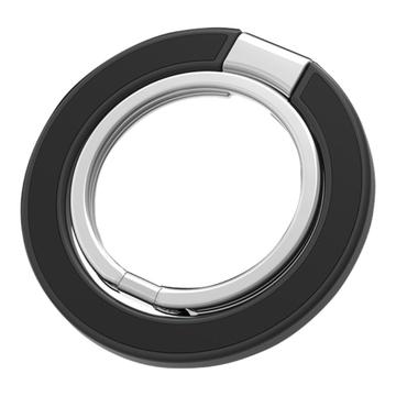 Magnetic Ring Holder/Kickstand for iPhone 16/15/14/13/12 - Black