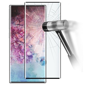 Samsung Galaxy Note10+ Ochranca obrazovky s úplným pokrytím - Čierna