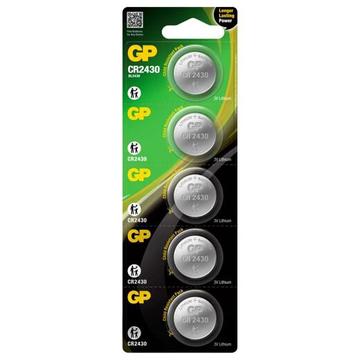 GP Mini CR2430 Button Cell Batteries - 5 Pcs.