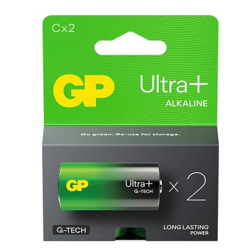 GP Ultra+ G-Tech LR14/C Batteries - 2 Pcs.