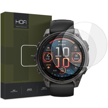 Garmin Fenix 8 Hofi Premium Pro+ Ochranné Tvrdené Sklo na Obrazovku - 51mm - 2 ks.