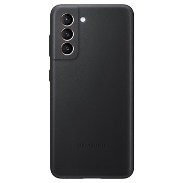 Samsung Galaxy S21+ 5G Kožený kryt EF -VG996LBEGWW (Otvorený box vyhovuje) - Čierna