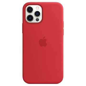 iPhone 12/12 Pro Apple Silikone Case s Magsafe MHL63ZM/A - červená