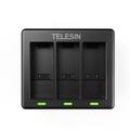 GoPro Hero 9 Black TELESIN AT1103 Triple Channel Battery Charger