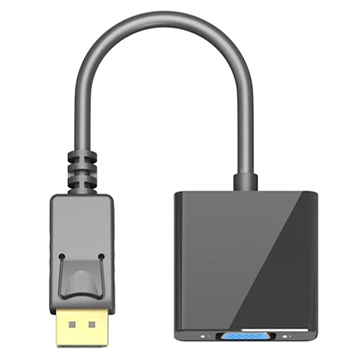 Goobay DisplayPort / VGA Adaptér 1.1 - 15cm - Čierna