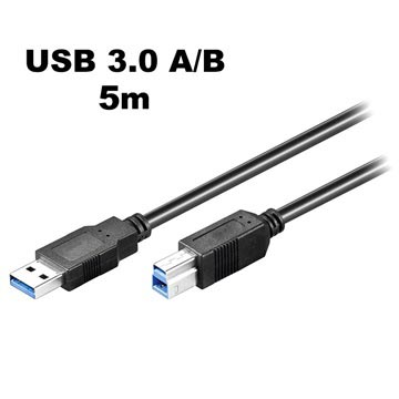 Goobay SuperSpeed ​​USB 3.0 Typ-A / USB 3.0 Typ-B kábel-5 m