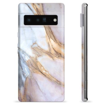 Google Pixel 6 Pro puzdro TPU - Elegantný mramor