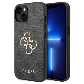 iPhone 15 Guess 4G Big Metal Logo Hybrid Case