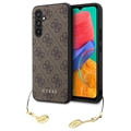 Guess 4G Charms Collection Samsung Galaxy A54 5G Hybridné Puzdro - Hnedá