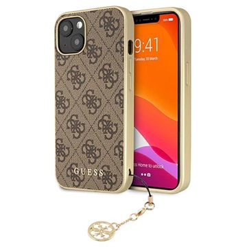 Hádajte 4G Charms Collection iPhone 13 Hybrid Case - Brown