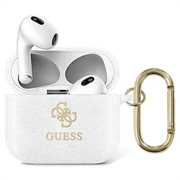 Hádajte 4G Glitter Collection AirPods 3 TPU Case - Transparent