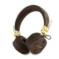 Guess 4G Metal Logo Wireless Headphones - Brown