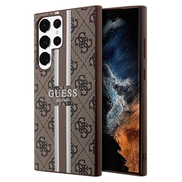 Guess 4G Printed Stripe Samsung Galaxy S23 Ultra 5G Hybridné Puzdro