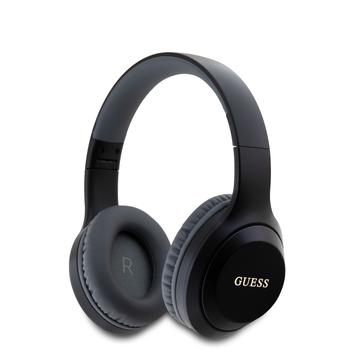 Guess Classic Metal Logo Wireless Headphones - Black