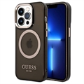 Guess Gold Outline MagSafe iPhone 14 Pro Hybridné Puzdro