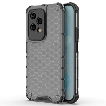 Honor 200 Lite Honeycomb Armored Hybridné Puzdro - Čierne