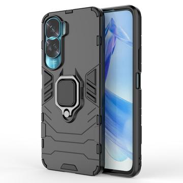 Honor 90 Lite/X50i Hybrid Case s Držiakom Prsteňa - Černá