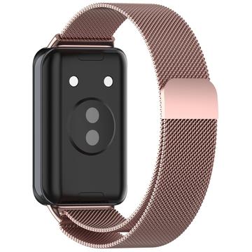 Honor Band 9 Magnetic Mesh Strap - Rose