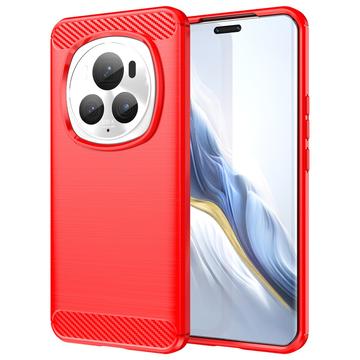 Honor Magic6 Pro Puzdro z Brúseného TPU - Uhlíkové Vlákno