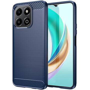 Honor X6b Puzdro z Brúseného TPU - Uhlíkové Vlákno