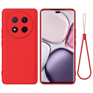 Honor X60 Pro/X9c/Magic7 Lite Liquid Silicone Case with Hand Strap