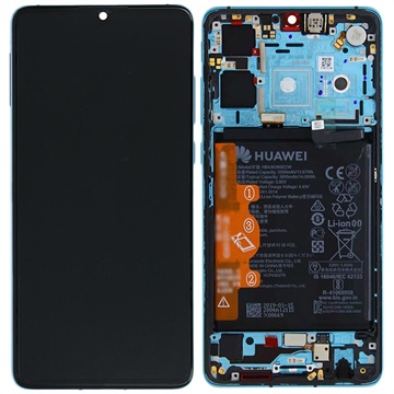 Huawei P30 LCD Display (Service Pack) 02352Nln - Aurora Blue