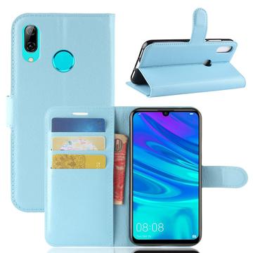 Huawei P30 Lite peňaženka s magnetickým uzáverom - Modrá