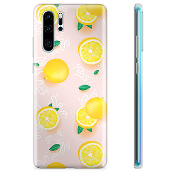 Huawei P30 Pro puzdro TPU - Citrónový vzor