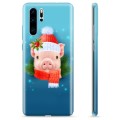 Huawei P30 Pro puzdro TPU - Zimné prasiatko