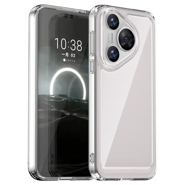 Huawei Pura 70 Pro/70 Pro+ Odolné Voči Poškriabaniu Hybridné Puzdro - Transparentné