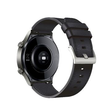 Huawei Watch GT 2/GT 2 Pro Genuine Leather Strap - Black