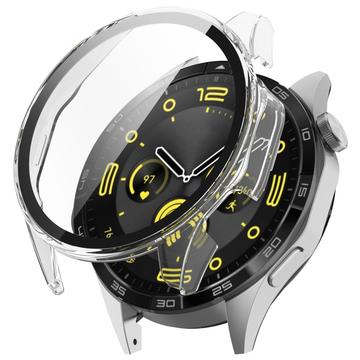 Huawei Watch GT 4 Plastové Puzdro s Ochranou Obrazovky - 46mm - Jasný