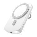 Joyroom JR-W030 Wireless Power Bank 6000mAh w. Ring Holder - 20W - White