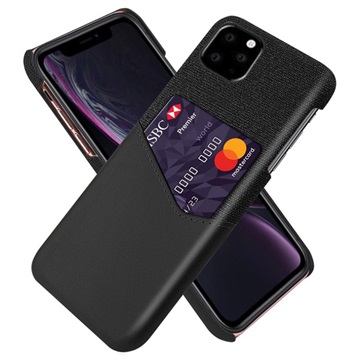 KSQ iPhone 11 Pro Max puzdro s vreckom na kartu - čierna