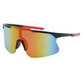 KV Speed Half Frame Cycling Glasses - Red / Black