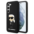 Karl Lagerfeld Ikonik silikónové puzdro Samsung Galaxy S23 5G - Čierne