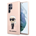 Karl Lagerfeld Ikonik silikónové puzdro Samsung Galaxy S23 Ultra 5G