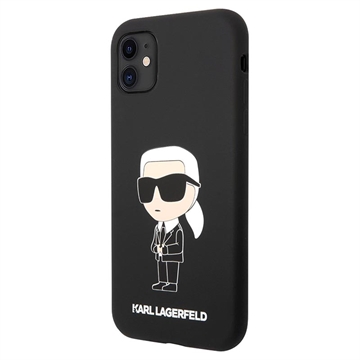 Karl Lagerfeld Ikonik iPhone 11 Silikone Case - Black