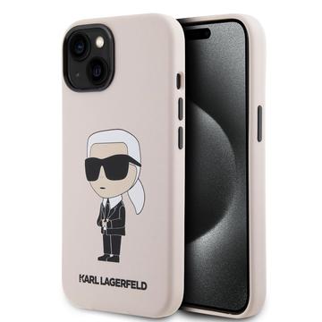 Karl Lagerfeld Ikonik silikónové puzdro iPhone 15