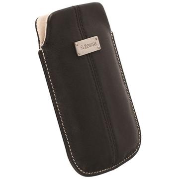 Krusell Luna Universal Leather Pouch - 125x69x14mm - Black