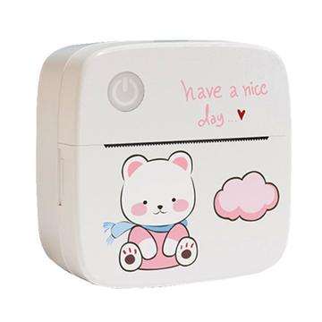 LX-D2 Thermal Inkless Bluetooth 5.2 Mini Printer - Pink