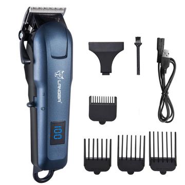 Langba Digital Display Cat & Dog Clipper / Electric Pet Grooming Trimmer with 4 Limit Combs