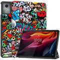 Lenovo Tab K11 Plus Tri-Fold Series Smart Folio puzdro – Graffiti