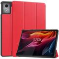 Lenovo Tab K11 Plus Tri-Fold Series Smart Folio puzdro – Červená