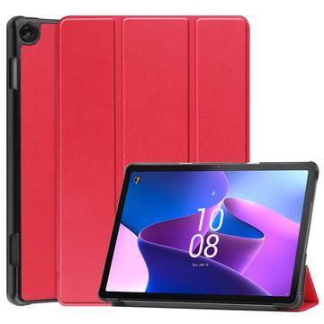 Lenovo Tab M10 Gen 3 Tri-Fold Series Smart Folio puzdro – Červená