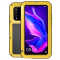 Love Mei Výkonný Huawei P30 Lite Hybrid Case - žltá