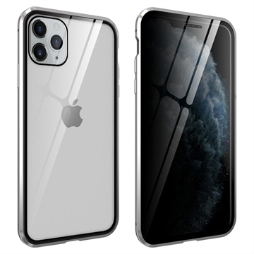 iPhone 11 Pro Magnetické Puzdro s Tvrdeným Sklom - Ochrana Osobných Údajov