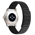 Samsung Galaxy Watch4/Watch4 Classic/Watch5/Watch6/Watch FE/Watch7 Magnetic Silikone Sports Strap - Black