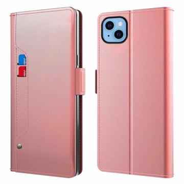 Makeup Mirror iPhone 13 Flip Case - Rose Gold