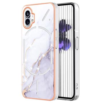 Mramorový vzor elektroplatovaný IMD Nothing Phone (1) TPU Case